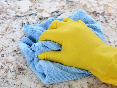 how to clean granite countertops